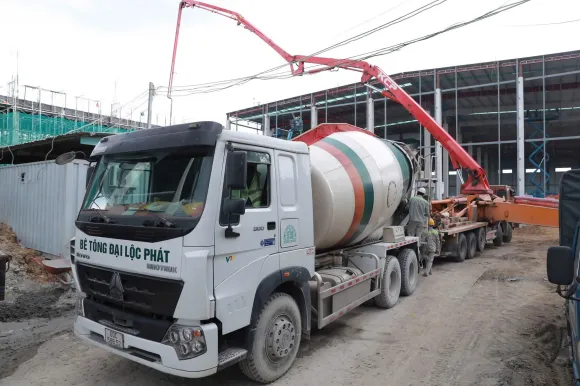 Cung cấp bê tông tươi tại Dĩ An